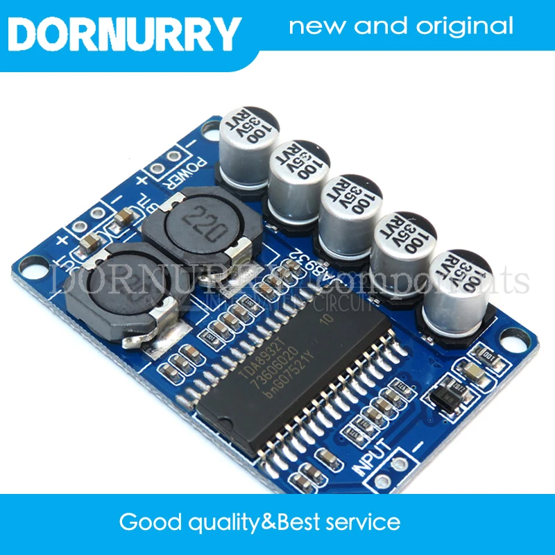 

Плата цифрового усилителя мощности 1 шт., моно-усилитель 35 Вт, модуль высокой мощности TDA8932, низкое энергопотребление