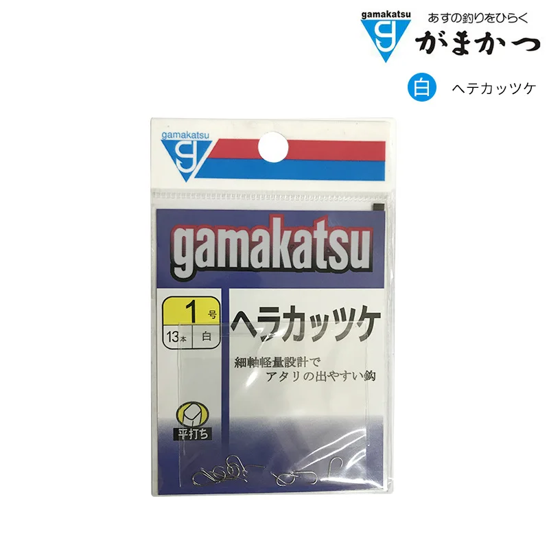 

GAMAKATSU Gamma Katz Hook Hella White C1HK0 Gamma Thin Shaft Lightweight Barbless Hook