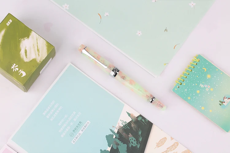 Penbbs 456 Смола прозрачный Высокое качество отрицательный Давление перьевая ручка