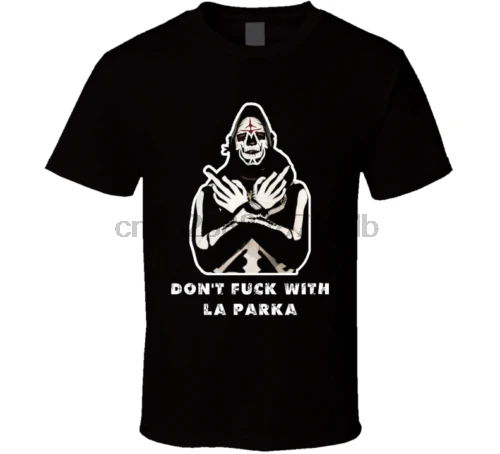 La Parka Lucha Legend мужские черные футболки размер крутая Повседневная футболка с
