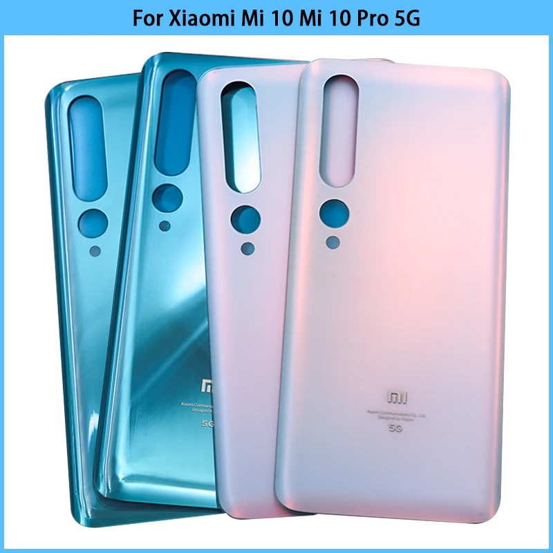 Новинка для Xiaomi Mi10 Mi 10 Pro 5G задняя крышка аккумулятора 3D стеклянная панель дверь