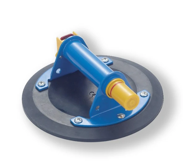 BLUE metal handle " Вакуумная присоска сверхмощный стеклоподъемник присоски ручной насос для стекла и гранита подъема - Цвет: BLUE metal handle
