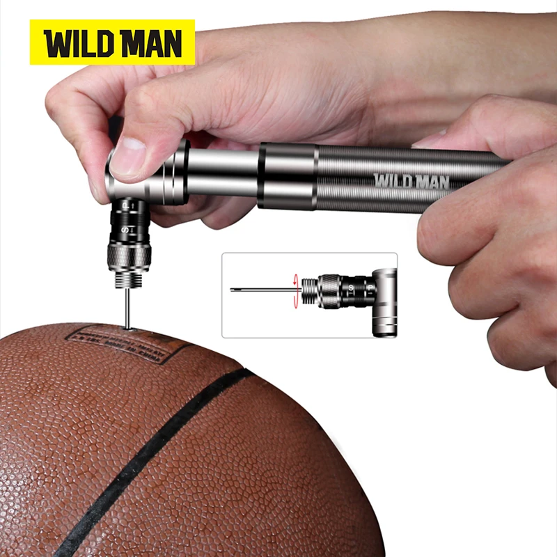 Велосипедный насос WILD MAN ручной для накачки шин 100 фунт/кв. Дюйм|Велосипедные