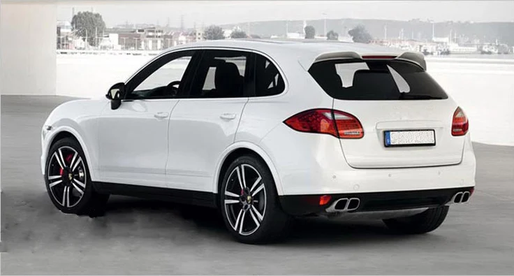 1 пара глушители из нержавеющей стали для Porsche Cayenne V6 V8 2011 2012 2013 2014 S