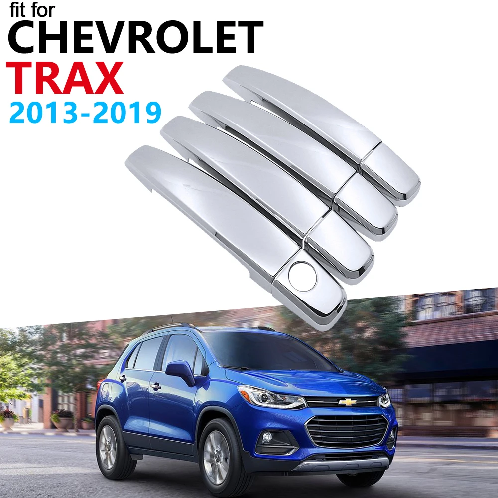 Роскошная хромированная накладка на ручку для Chevrolet модель Holden Trax Tracker 2013 наклейки на дверные ручки