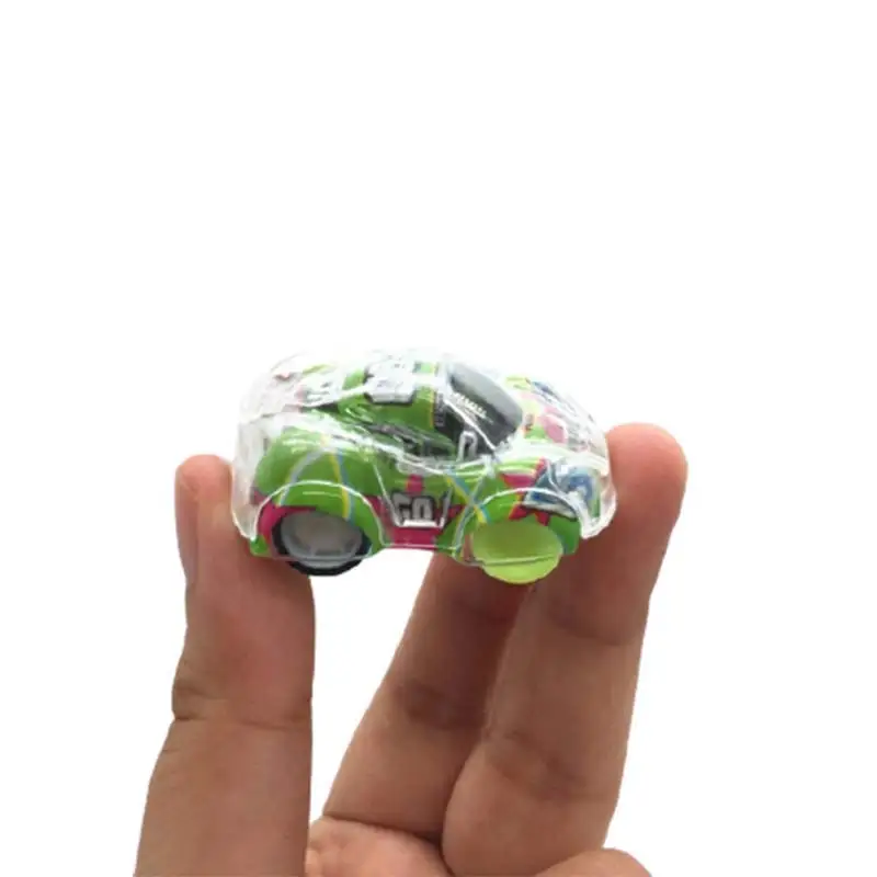 36 шт./лот прозрачный мини автомобиль детский гоночный мультяшный Тяговый автобус