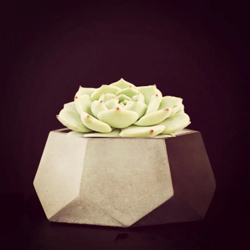 Цементные растения горшок форма бетона Садоводство Цветочный Силиконовые формы