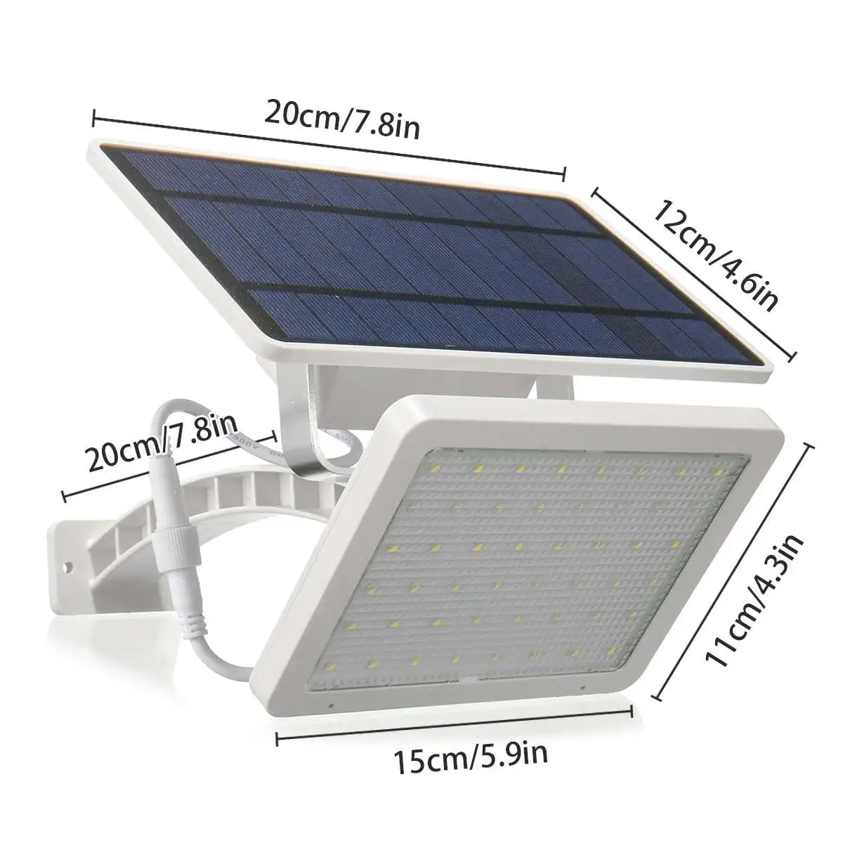

48 leds Solar Light Super Bright Adjustable Lighting Angle Outdoor Solar Garden Lamp Waterproof Lighting For Wall Yard Street