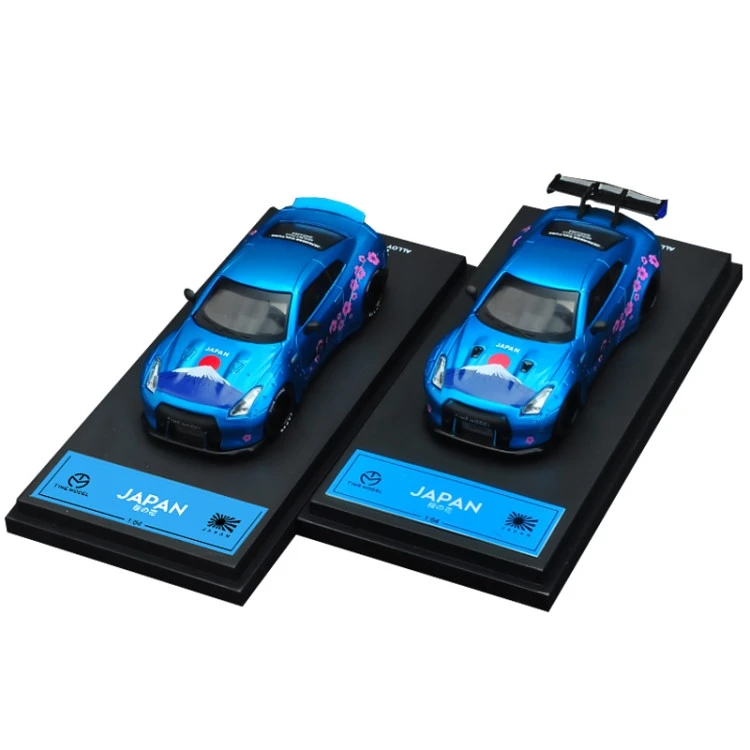 Модель времени 1/64 Nissan Skyline GT-R R35 японская Гора Фудзи сакула Хацунэ Мику литья под давлением модель автомобиля