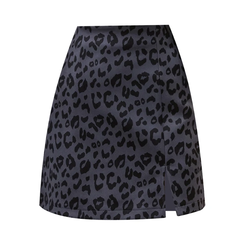 

Women's Sexy Skirts Summer High Waist Leopard Print Party Clubwear Casual Short Cocktail Clothing Elegant Straight Soft Skirts