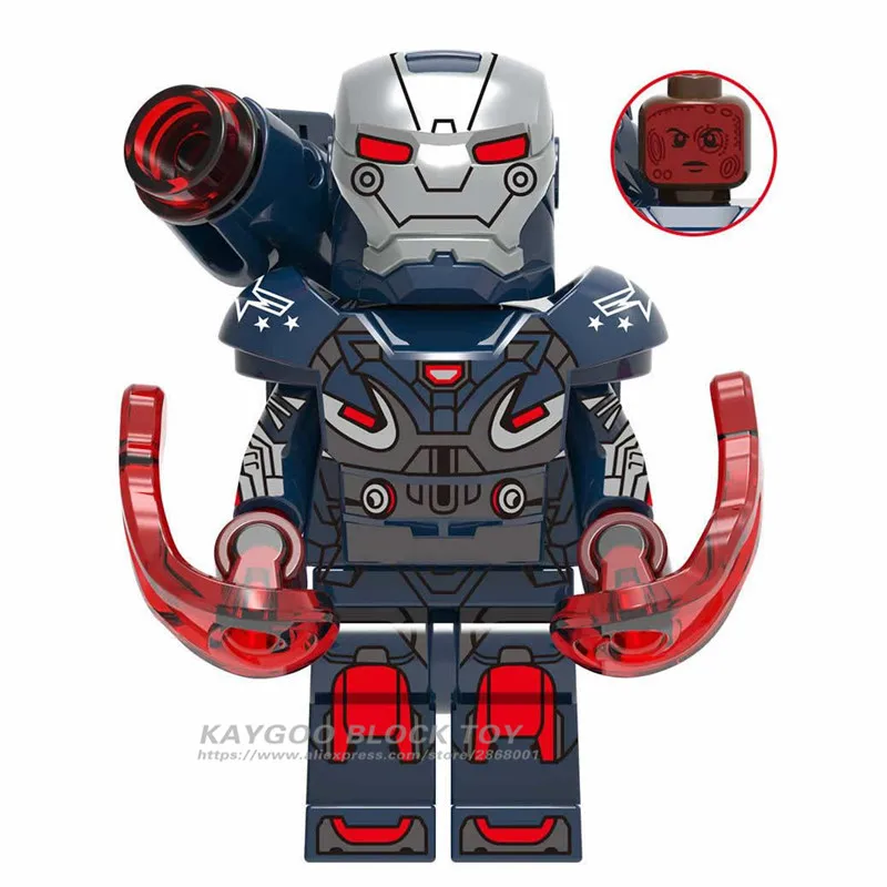 Игрушечные строительные блоки для детей супер-герои синий жук зеленый Goblin Wonder Woman