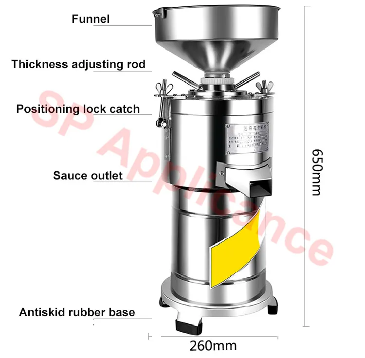 Коммерческие Арахисовое масло машина для изготовления гайка шлифовальные