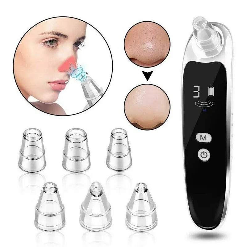 

Electric Blackhead Remover Blackhead Acne Vacuum Cleaner Pore Skin Care Tools Nose Face Deep Cleansing Suction Machine Set