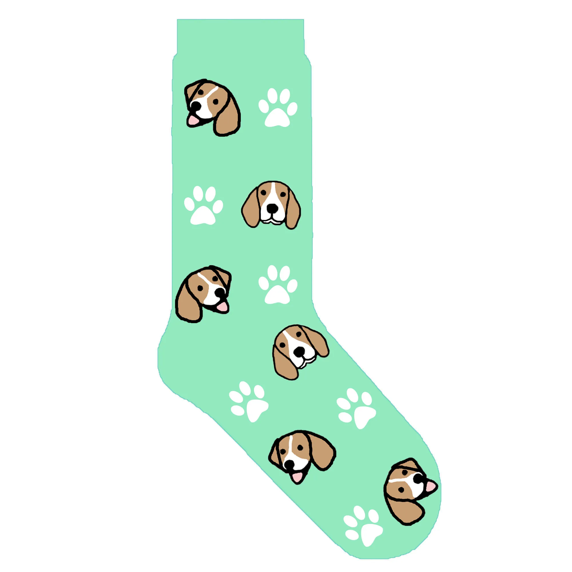 BEAGLE DOG CUTE Собака породы Бигль носки для лодок хлопок для женщин креативная собака тематический подарок Новинка doggy paw носки 50 пара/лот ЕС 38-44 унисекс - Цвет: BEAGLE DOG CUTE