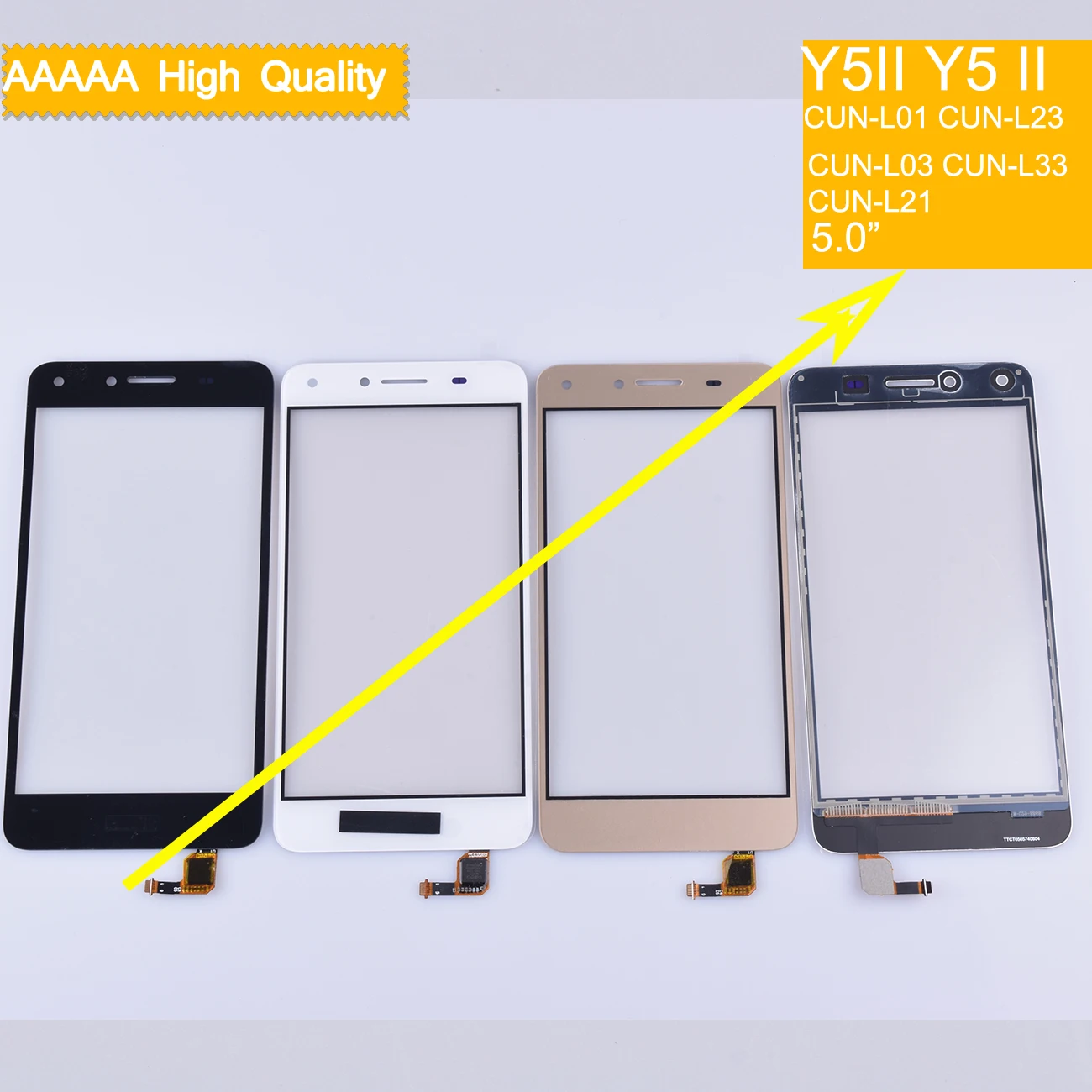 Для huawei Y5II Y5 II CUN-L01 CUN-L23 CUN-L03 CUN-L33 CUN-L21 Сенсорный экран сенсорный Панель Сенсор окрашенные запасные части для Стекло сенсорный Экран