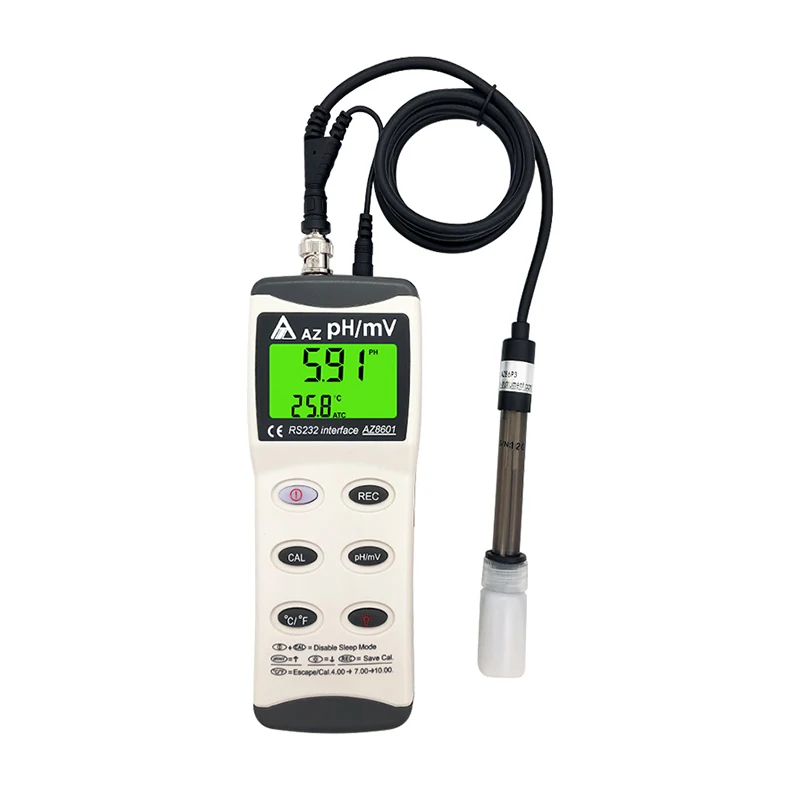 AZ8601 рН метр цифровой прибор для измерения уровня PH монитор детектор Анализатор