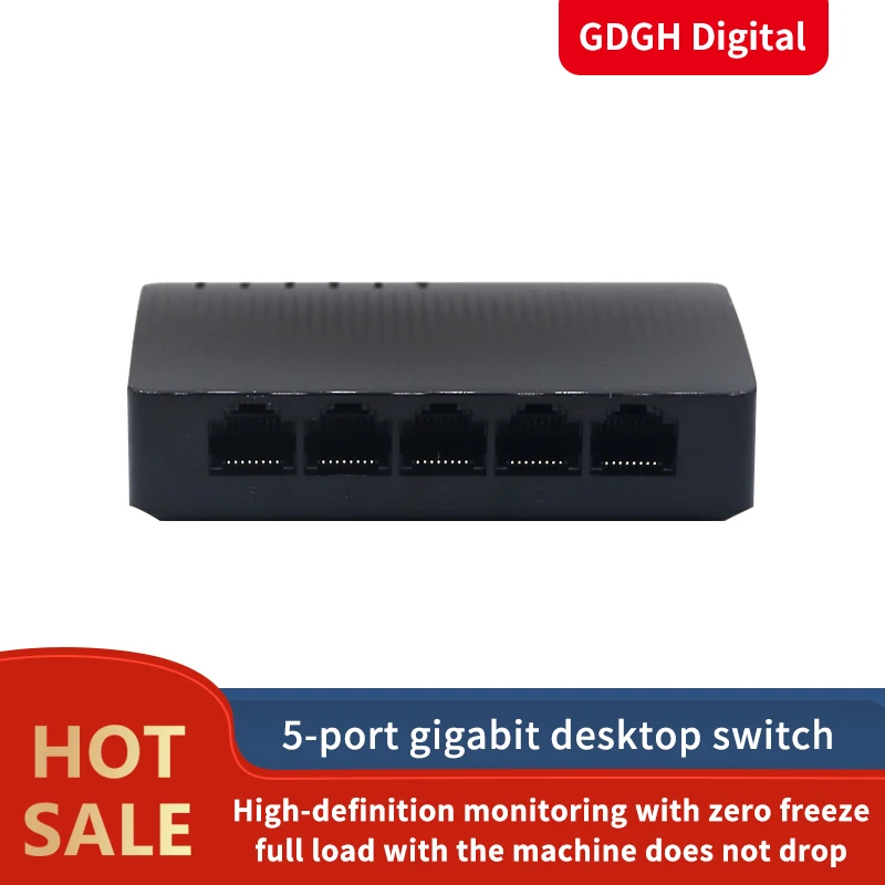 GLSG105 5 Порты и разъёмы гигабитный настольный коммутатор Soho Ethernet мини