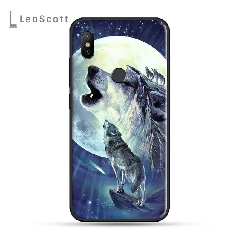 

Wolf face animal Phone Case For xiaomi Redmi 5 5A plus 7A 8 note 2 3 4 5 5A 6 7 GO K20 A2