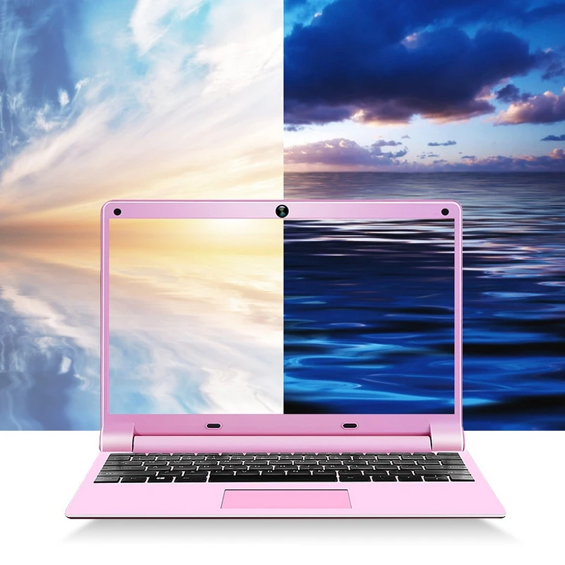 

A116 Laptop, Mini 11.6-Inch Quad-Core Ultra-Thin Laptop for Student Office Internet Access