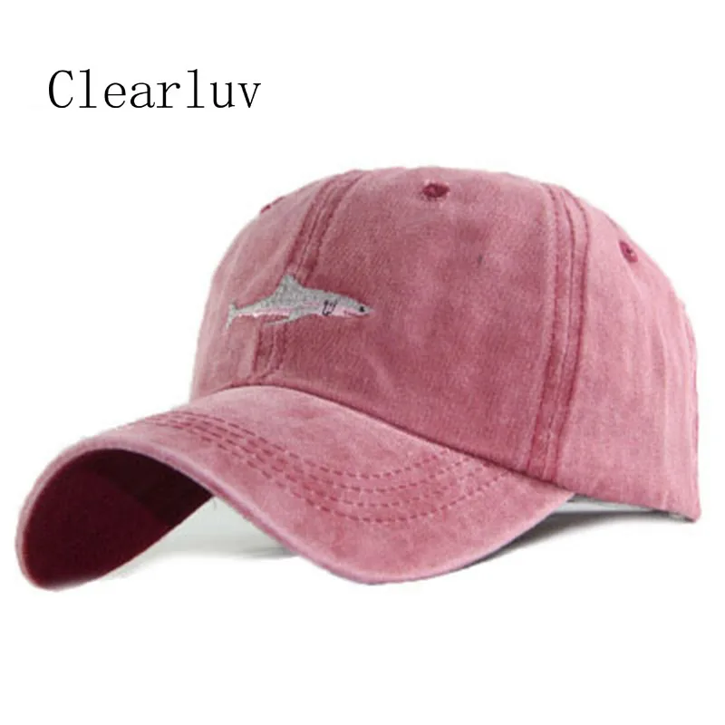 2020 100% хлопок Горячая Ретро помытая бейсболка Акула Snapback шляпа для мужчин Bone