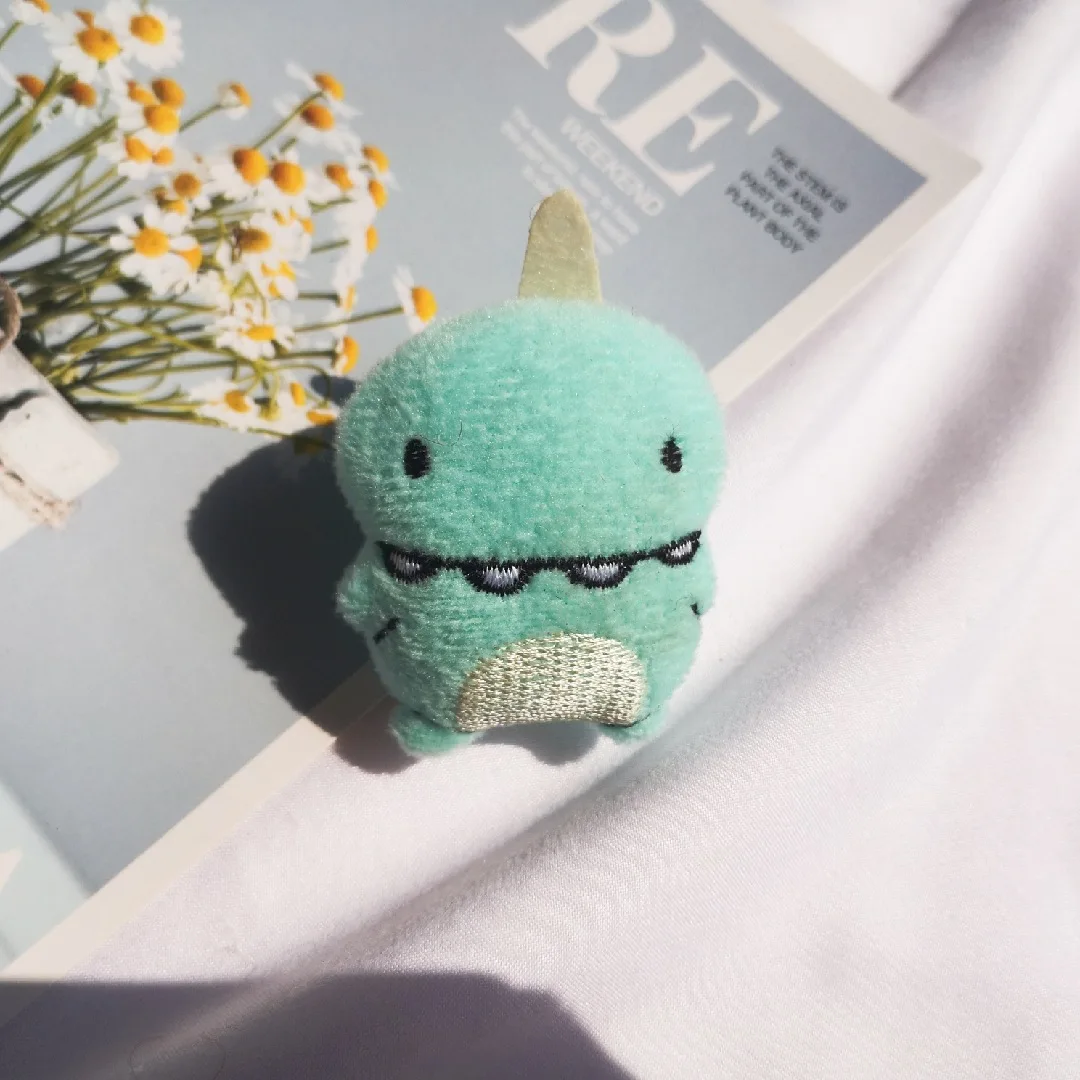

Handmade Felt Cute Lilo Stitch Dinosaur Cartoon Animal Brooch Badge Sweater Decoration Plush Toys