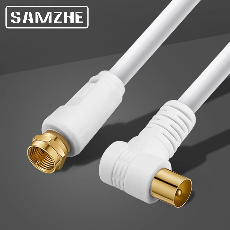 SAMZHE с поворотом на 90 градусов кабель HDTV антенна спутниковая Высокое разрешение