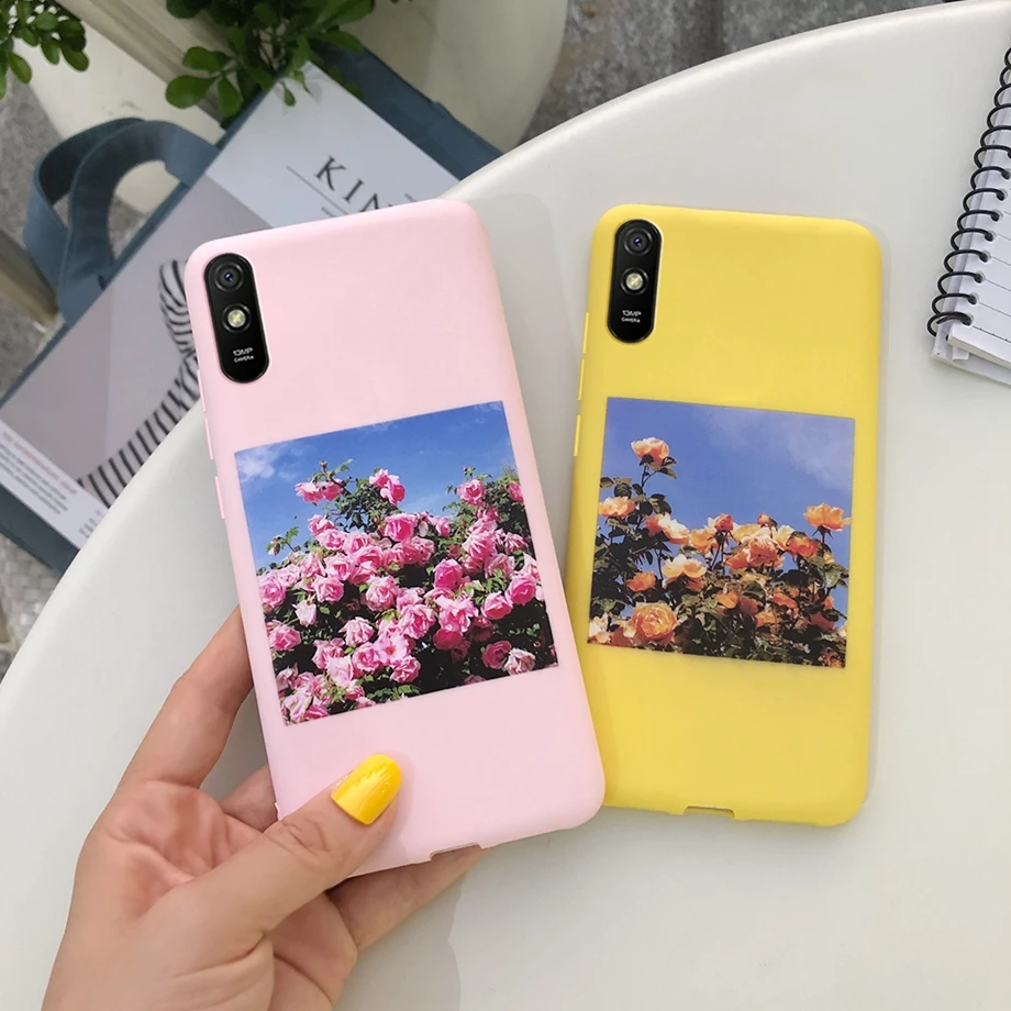 Чехол-накладка для Xiaomi Redmi 9A 9 a силиконовый в ассортименте. | Мобильные телефоны и