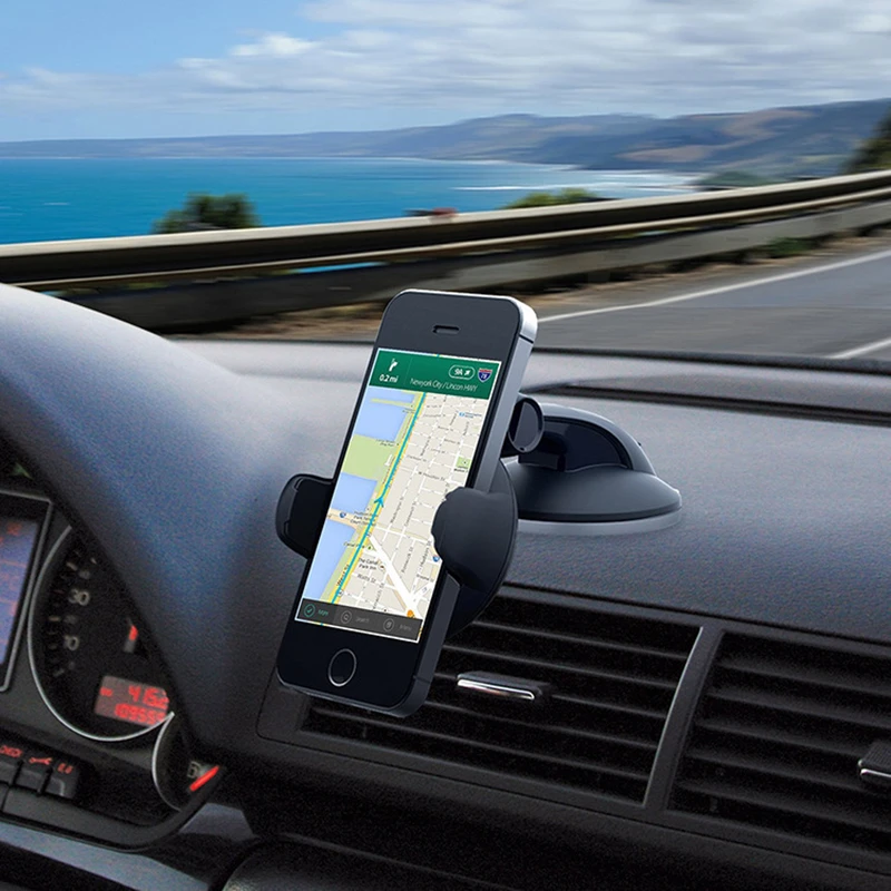 Car Phone Holder 2021 Windshield Car Mount Phone Stand Suction Cup Holder For Samsung S9 iPhone X XS Smartphone Auto Support