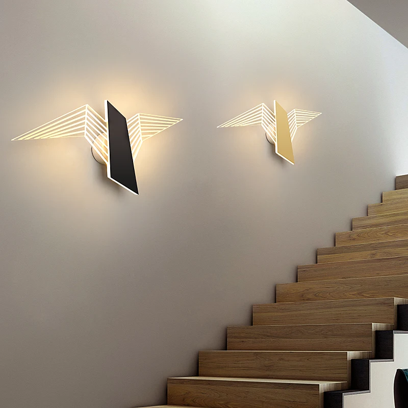 

Modern wall lights bedroom bedside wall lamp living room background wall lamps decoration aisle corridor Asuka wall lighting