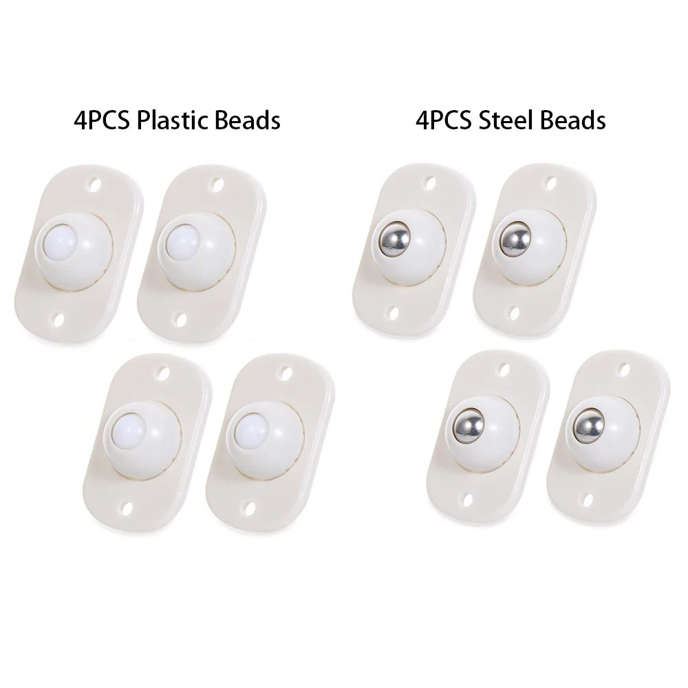 4 шт пластиковые самоклеющиеся направленного ролик для мусорных ведер коробка