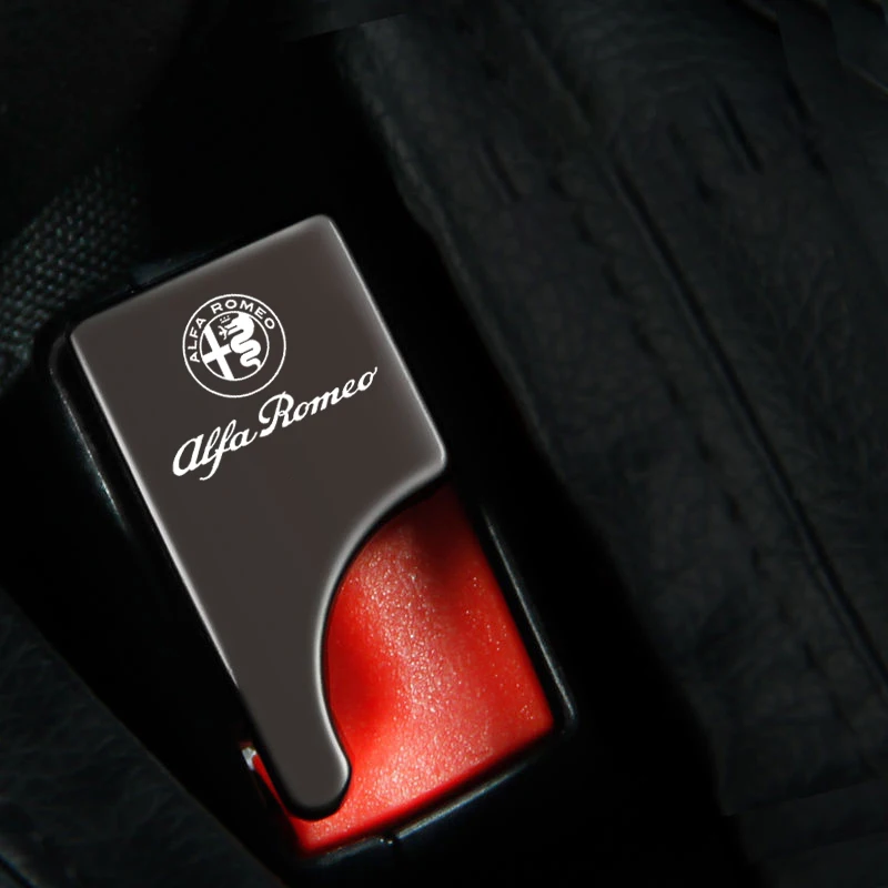 

Car Safety Buckle Clip Seat Belt Plug Alarm Canceler Stopper For Alfa Romeo Spider Giulia Giulietta 147 159 4c 8c Mito Interior