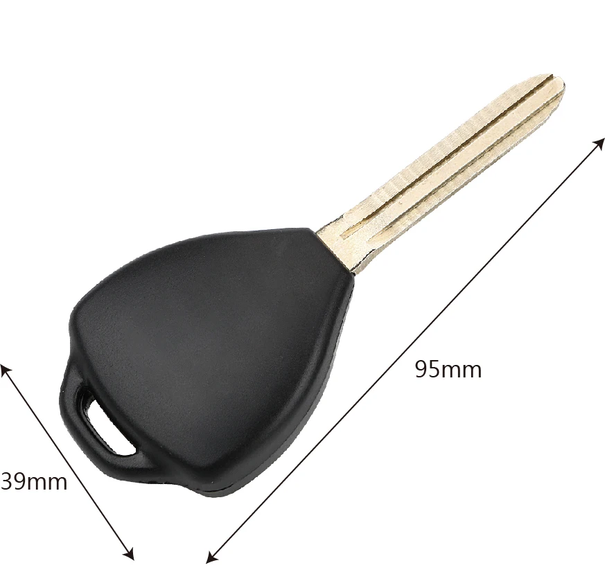 Чехол для автомобильного ключа с 2 кнопками и 3 Toyota Camry Corolla RAV4 REIZ Alphard Toy43|Ключ от