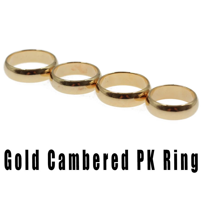 Кольцо для фокусов PK Gold Cambered реквизит сильная Магнитная монета фотография Размер
