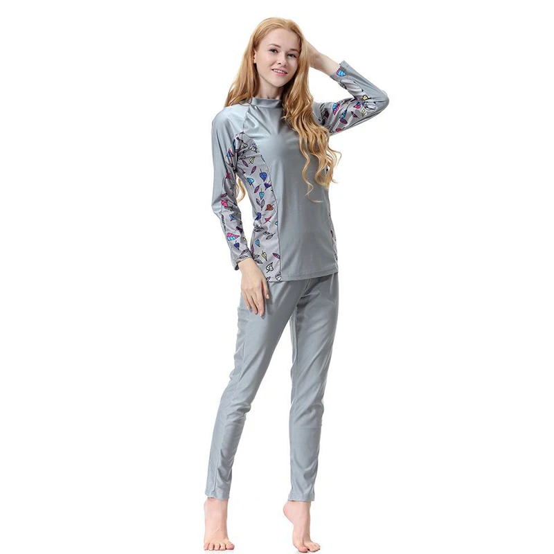 2019 Новый Мусульманский купальник женский консервативный скромный лоскутный