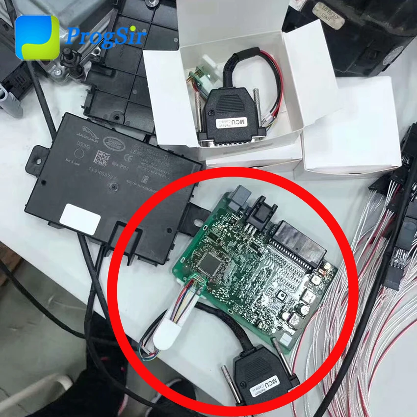 KVM адаптер для VVDI Prog с MCU перепрошивкой специальный зажим Land Rover Jaguar Считывание