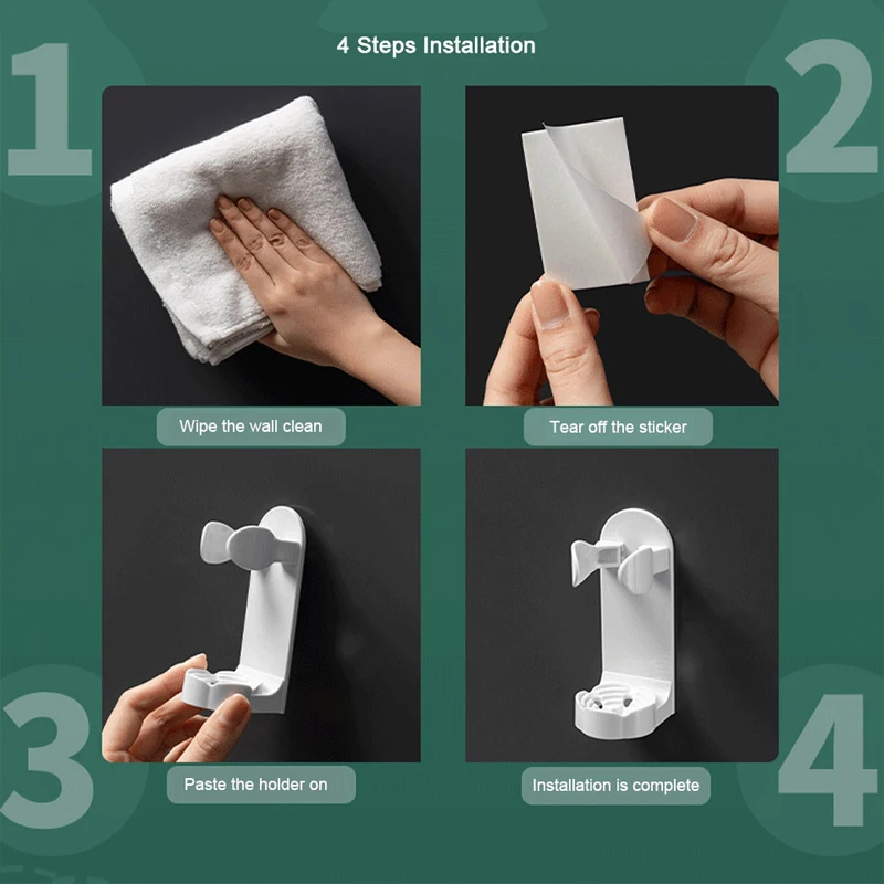 Подставка для электрической зубной щётки без следов | Дом и сад