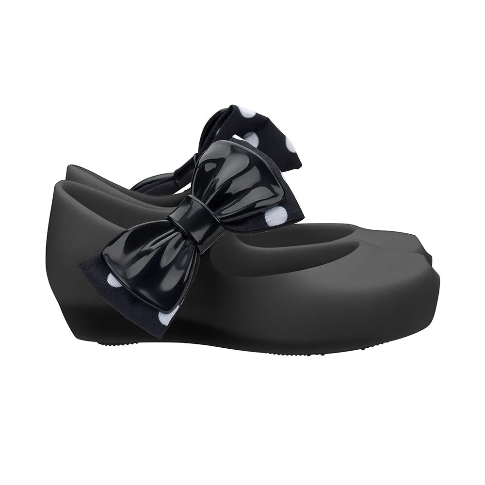 Mini Ultragirl+ Minnie II; Новинка года; прозрачные сандалии с бантом для девочек; детские сандалии Melissa; детская нескользящая обувь