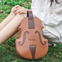 hot new hansenne girl maid violin bag lolita cosplay college shoulder bag vintage handbag music pu fancy sling bag
