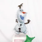 Фольгированные воздушные шары Олаф, 1 шт., украшение для дня рождения, детский фольгированный воздушный шар Олаф, мультяшный милый снеговик для детей, игрушка для дня рождения