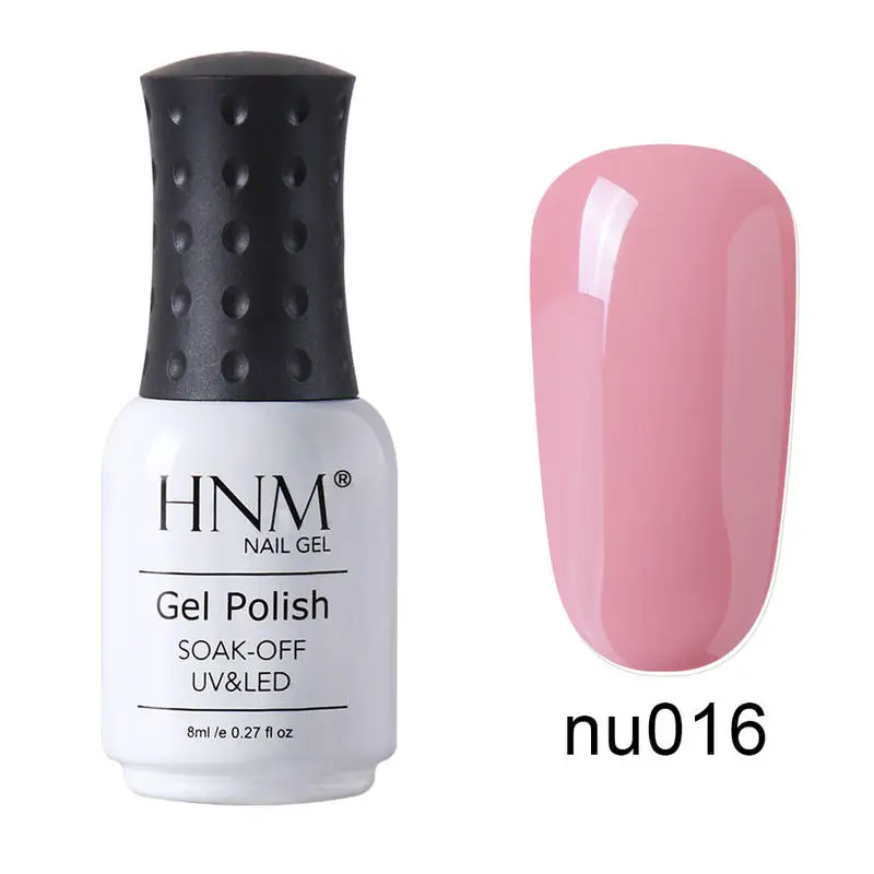 HNM 8 мл Лак для ногтей телесного цвета Полуперманентная верхняя база Грунтовка