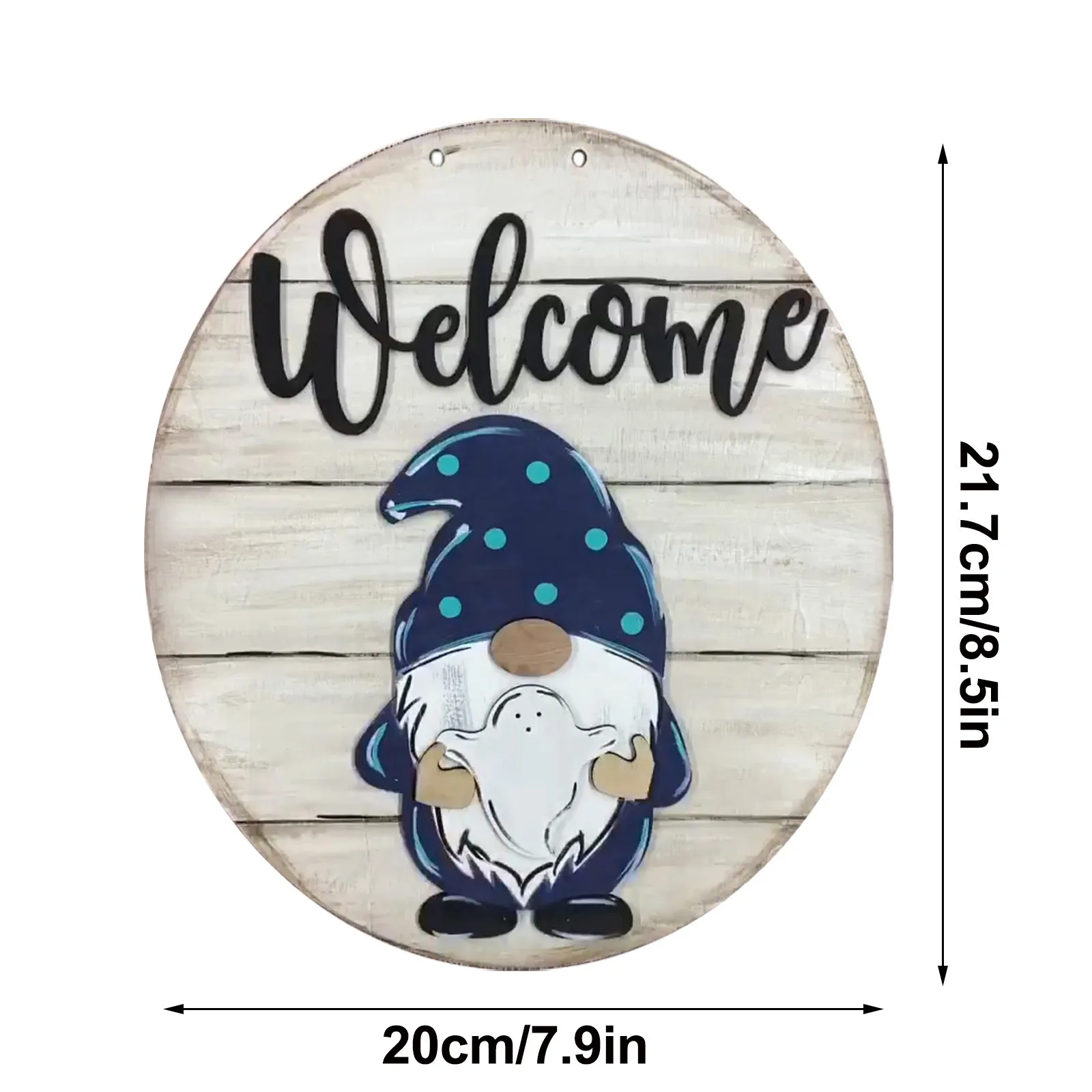 

Replaceable Gnome Door Hanger Seasonal Welcome Sign with Interchangeable Holiday Pieces Wall Hanging Decoration Graden Tree Hang