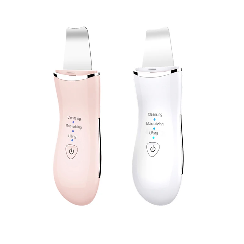

Vibration Skin Scrubber Ultrasonic Peeling Shovel Facial Pore Cleaner Exfoliating Skin Care Face Spatula Deep Cleaning Machine