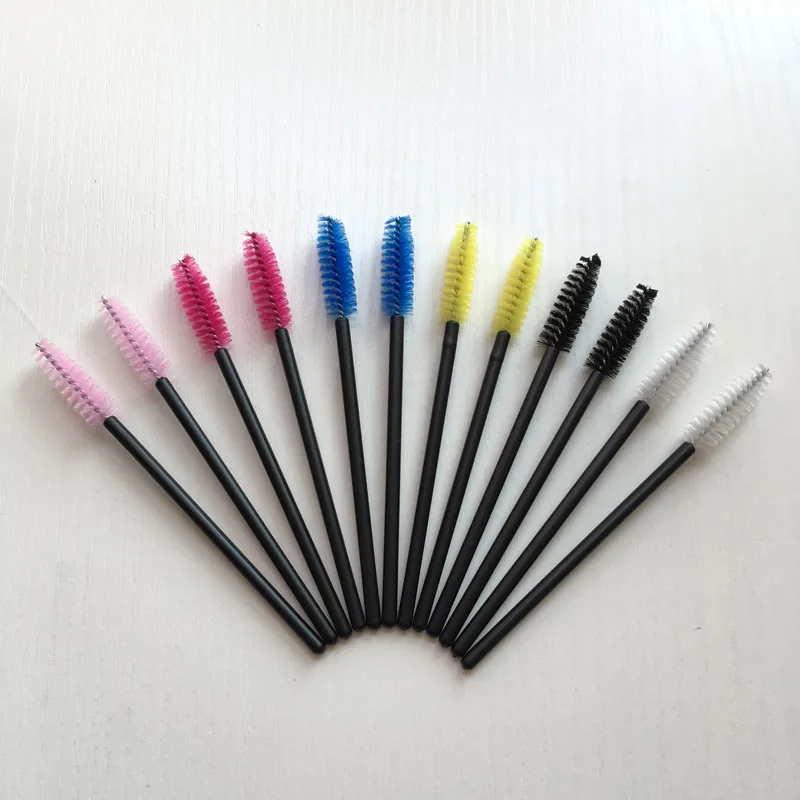 New 5000Pcs Eyelash Mascara Wands Eyebrow Comb Eyelash extension brush Makeup brush eyelashes brush Disposable Applicator Clear