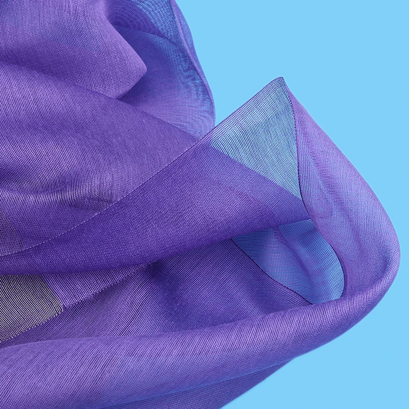 

New Fashion Elegant Silk Scarf Womens Summer Breeze Lightweight Sheer Wrap Patchwork Organza Gauze Scarf