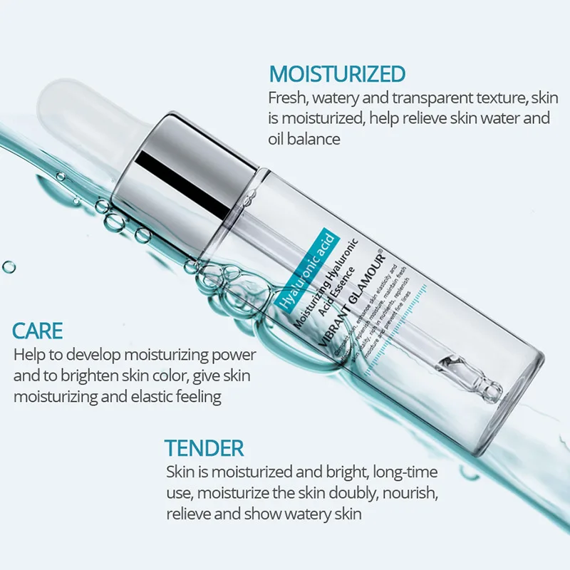 

VIBRANT GLAMOR Hyaluronic Acid Serum Moisturizing Essence Face Cream Shrink Pore Skin Care Repair Whitening Anti-Aging Skin Care