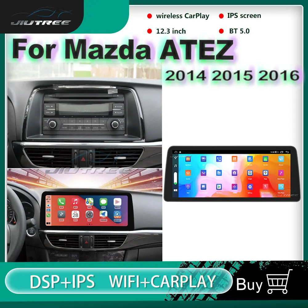 

Автомагнитола 2 Din, 12,3 дюйма, 128 ГГц, Android, для Mazda ATEZ 2014-2016