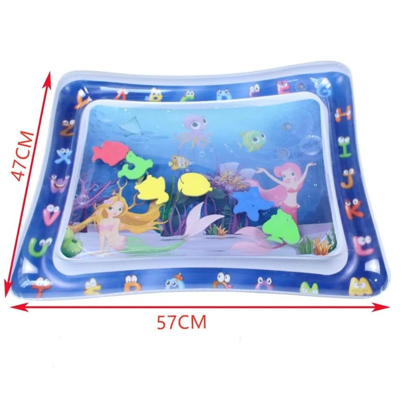 

Inflatable baby marine animal play mat baby water spray mat toddler activity play mat center water mat baby belly fitness toy
