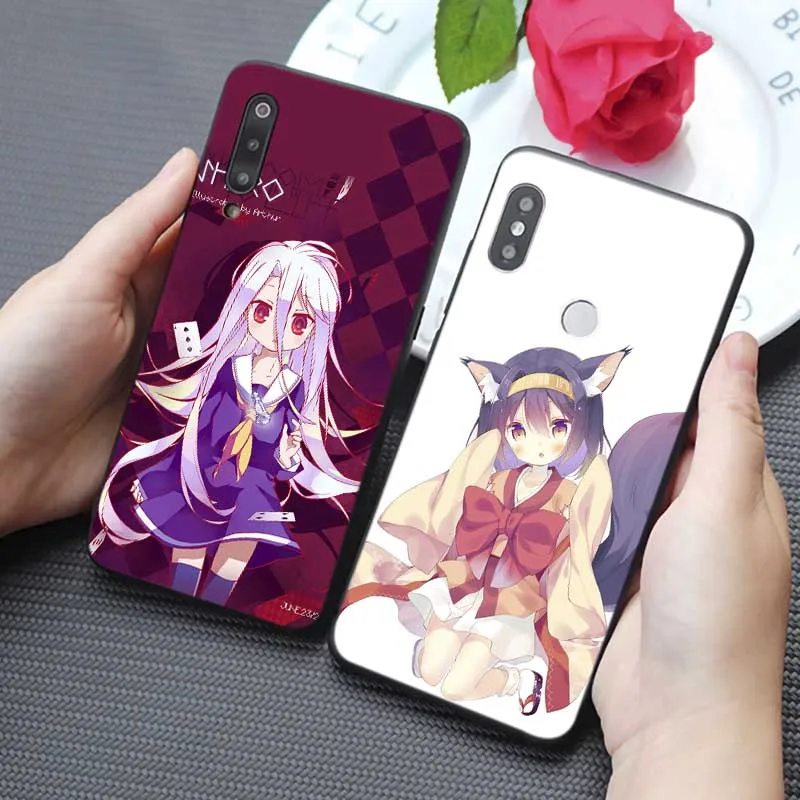 Чехол для телефона Anime No Game Life xiaomi mi 10 pro 9 9t se 8 pocophone f1 mix 3 мягкий силиконовый чехол |