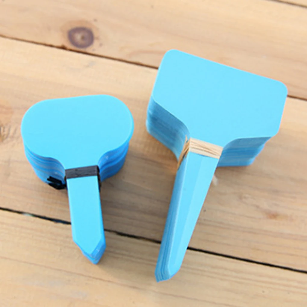 100 шт. Т образные пластиковые маркеры для сада рассады|Маркеры растений| |