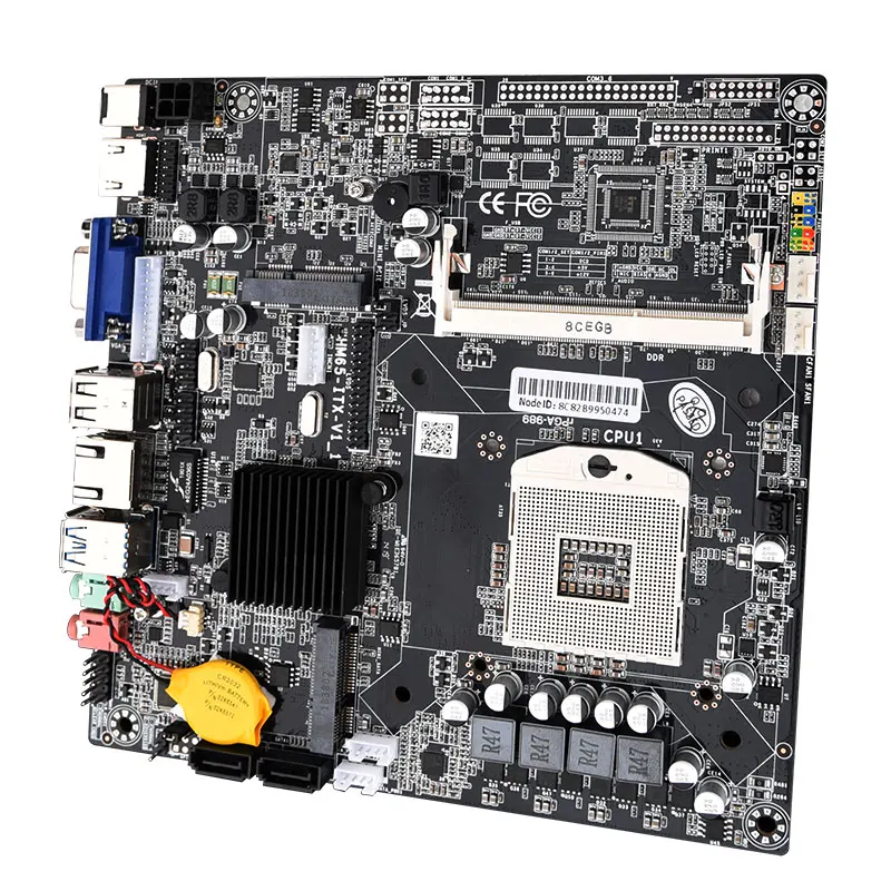 Материнская плата Dapper mini ITX Intel HM65 PGA 989 с до 8 Гб DDR3 и мини слотом SATA3 PCIE Поддержка Wi